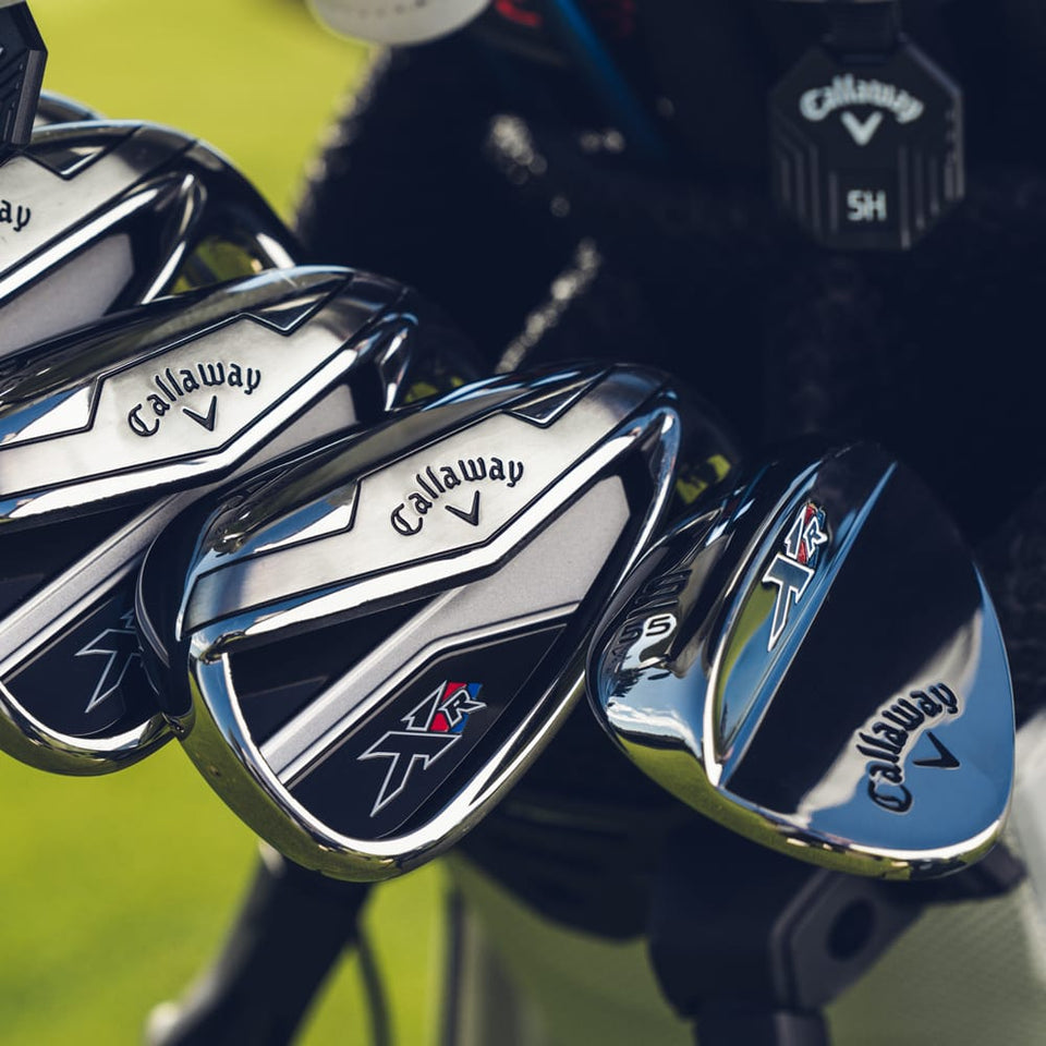 Callaway XR 26 13-Piece Stand Bag Package Set - Steel - Blue/Red