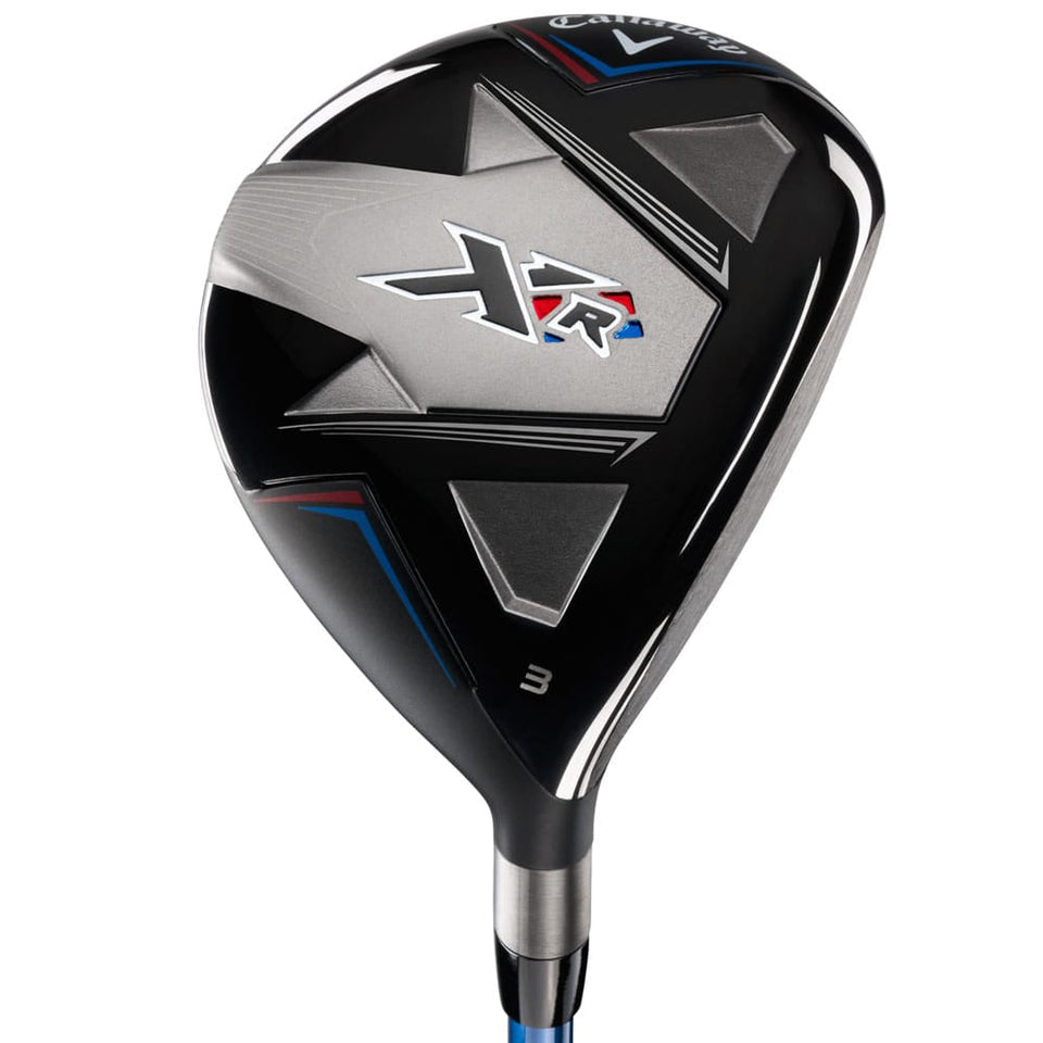 Callaway XR 26 13-Piece Stand Bag Package Set - Steel - Blue/Red
