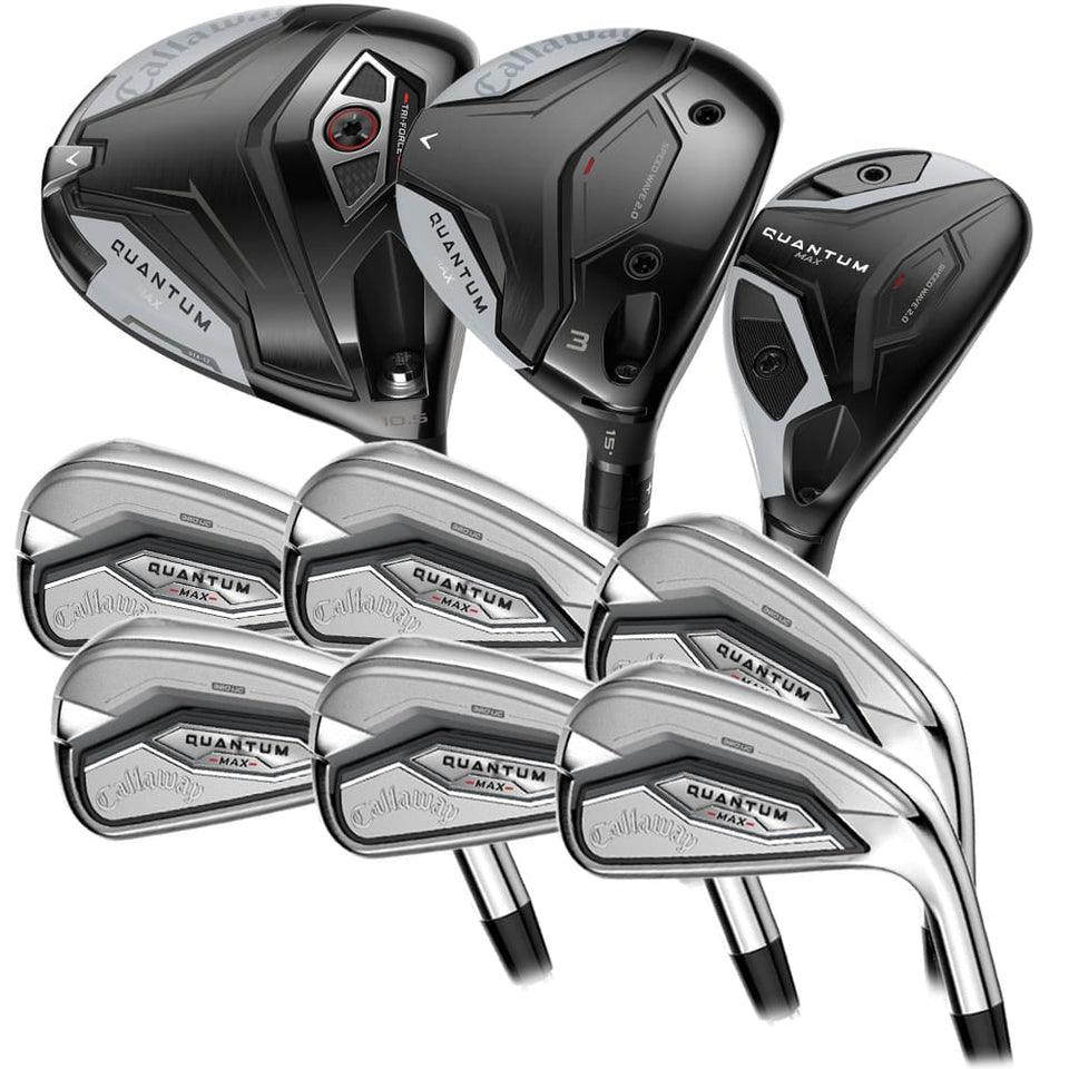 Callaway Quantum Max 9-Piece Club Set - Steel