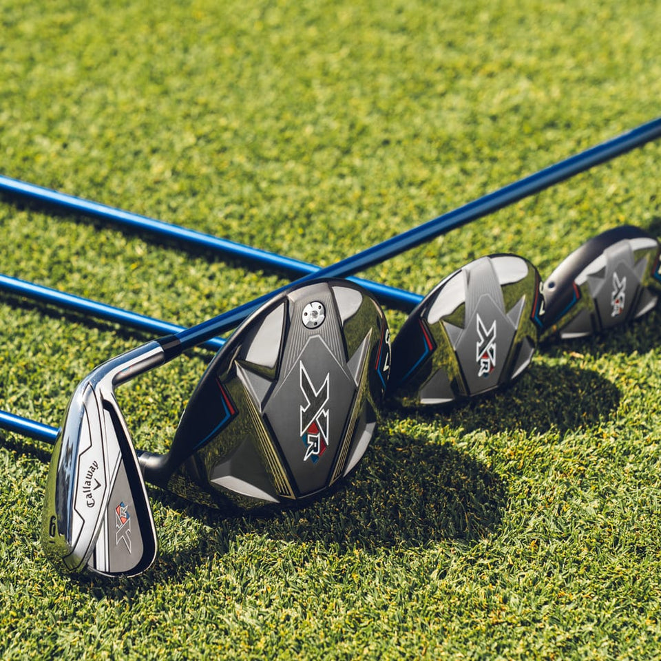 Callaway XR 26 13-Piece Stand Bag Package Set - Steel - Blue/Red