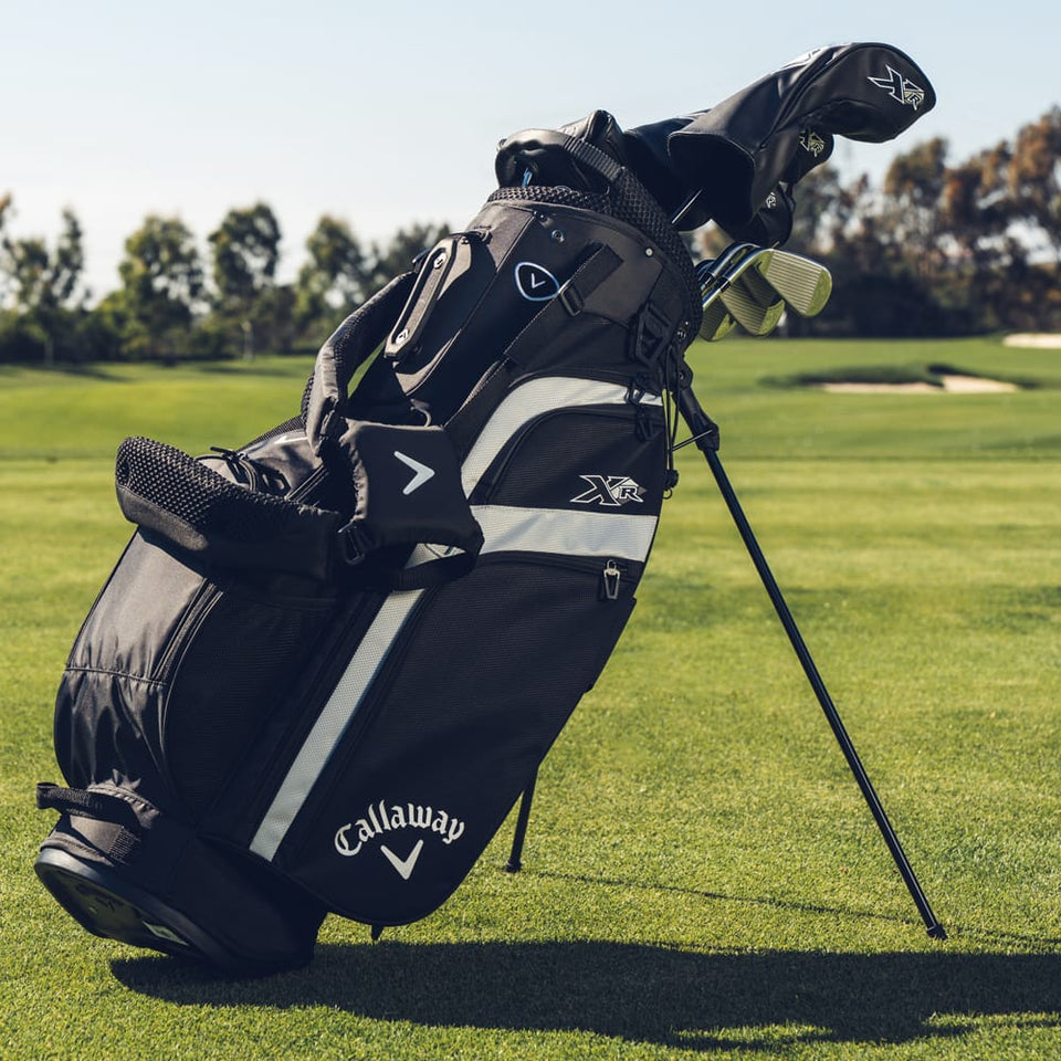 Callaway XR 26 13-Piece Stand Bag Package Set - Steel - Black/Silver