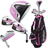 MacGregor V-MAX Junior 5-Piece Stand Bag Package Set - Pink (Ages 6-8)