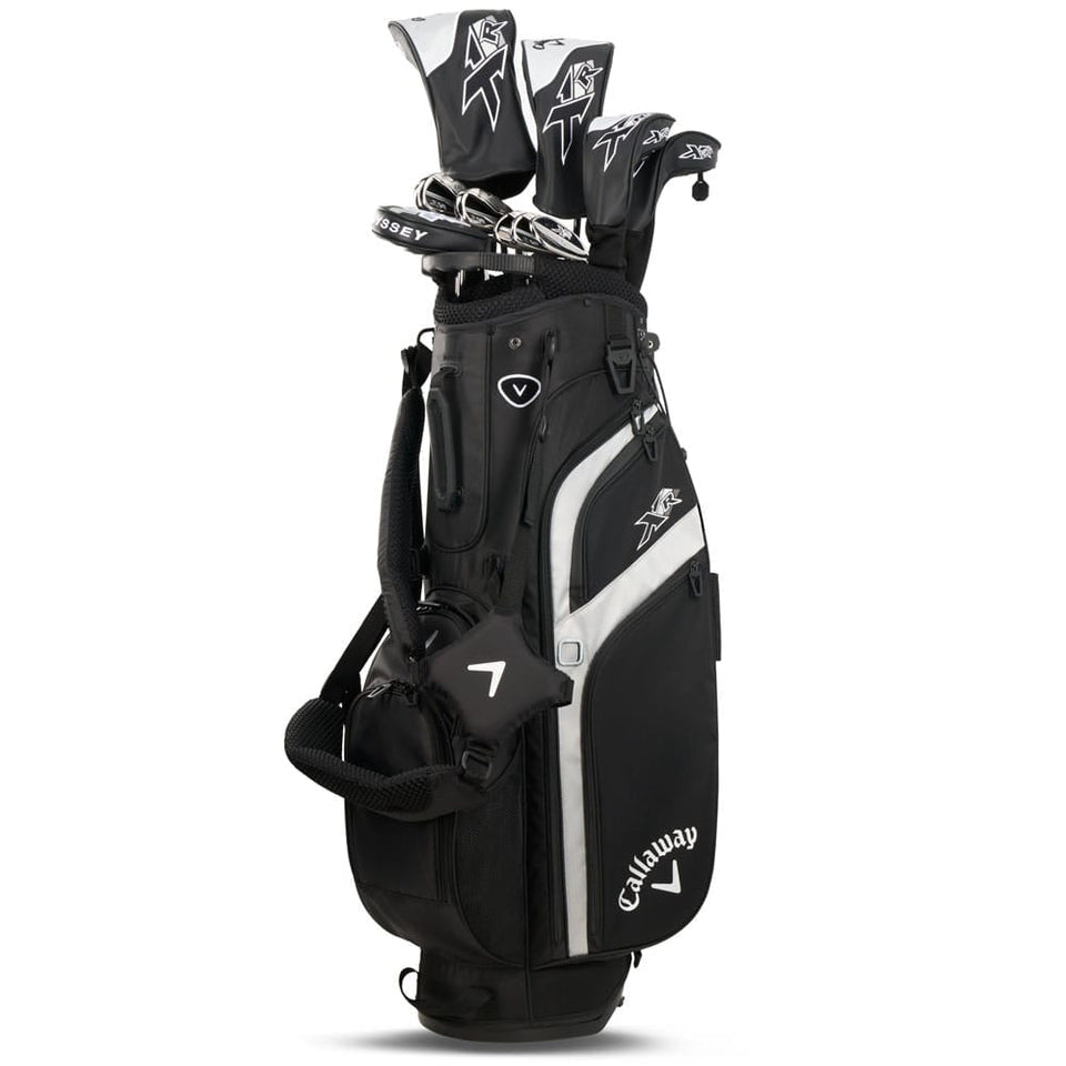 Callaway XR 26 13-Piece Stand Bag Package Set +1" Longer - Graphite - Black/Silver