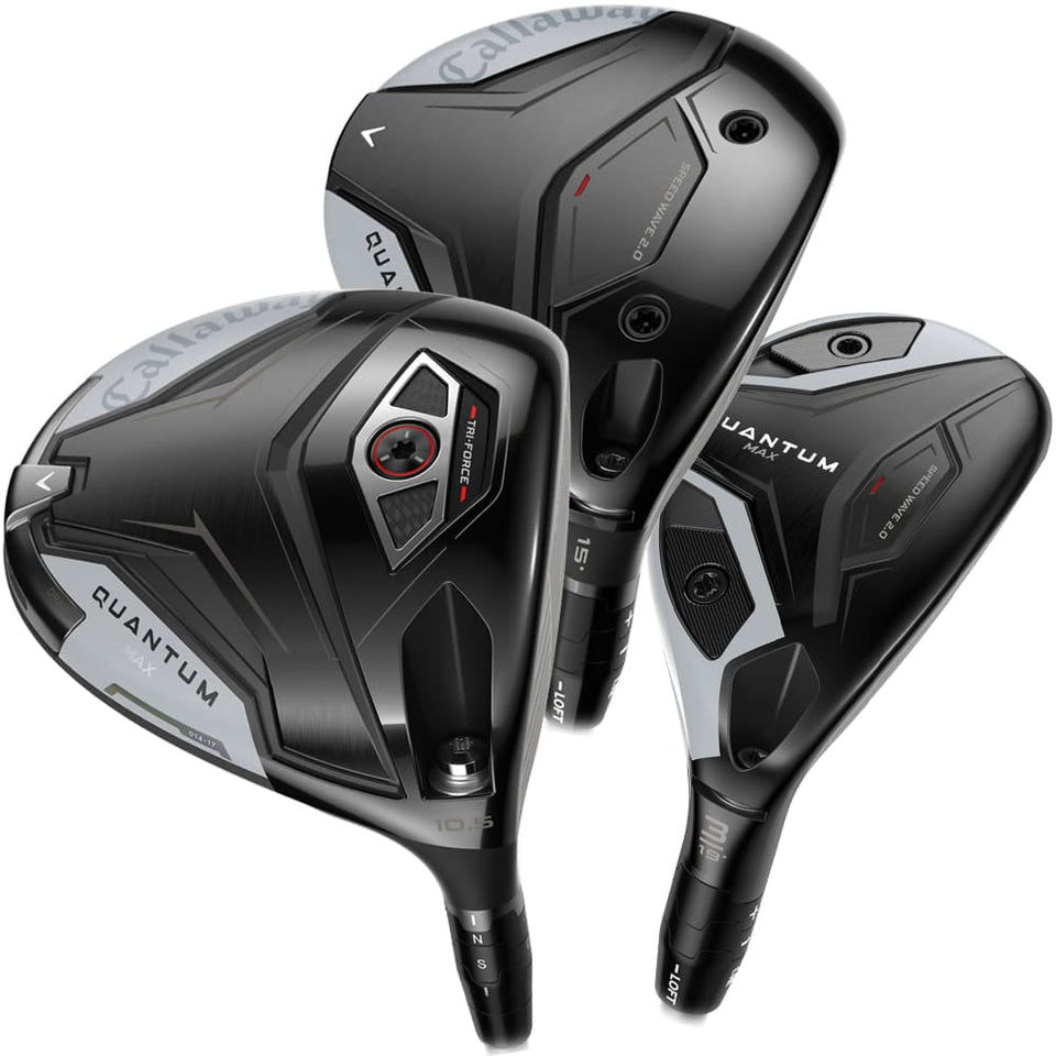 Callaway Quantum Max Clubset - Driver, Fairway, Hybrid
